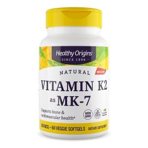 Healthy Origins Vitamin K-2 as MK-7 100mcg 60 VSoftgels - Vitamina K-2