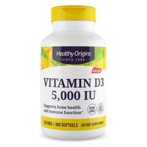 Healthy Origins Vitamin D-3 5000iu 360softgels - Vitamina D3