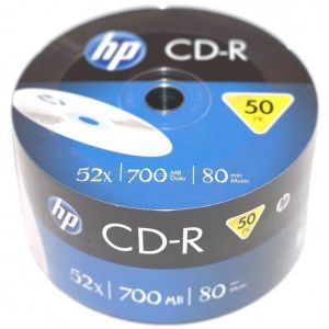 HP 50 CD-R 80 min 700Mb 52X in Shrink - CRE00070-3