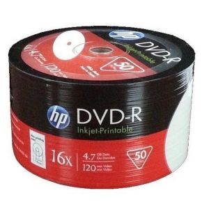 HP 50 DVD-R Printable 4.7Gb 120 min 16X cake box - DME00070WIP-3