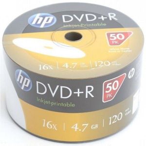 HP 50 DVD+R Stampabili 120 min 4.7GB 16X, in Shrink - DRE00070WIP-3