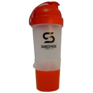 ShakeSphere Original Shaker - Red/Clear