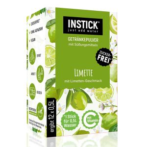 INSTICK bevanda senza zucchero - LIME - 12 bustine da 2,5g