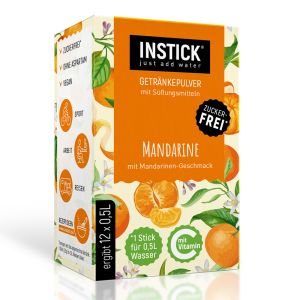 INSTICK bevanda senza zucchero - MANDARINO - 12 bustine da 2,5g