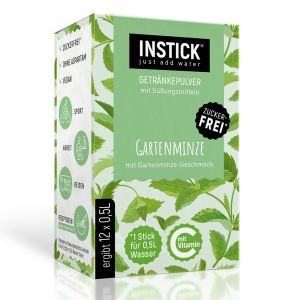 INSTICK bevanda senza zucchero - MENTA - 12 bustine da 2,5g