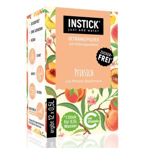 INSTICK bevanda senza zucchero - PESCA - 12 bustine da 2,5g