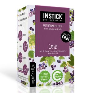 INSTICK bevanda senza zucchero - RIBES NERO - 12 bustine da 2,5g