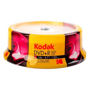 Kodak 25 DVD+R 16x 4.7GB, in Cake - K1310325