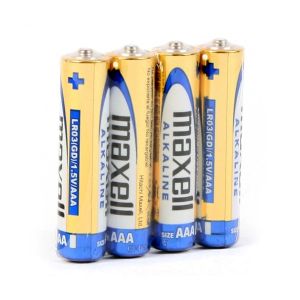 Maxell Batterie Alcaline LR03 AAA Shrink da 4 pezzi - 790233.04