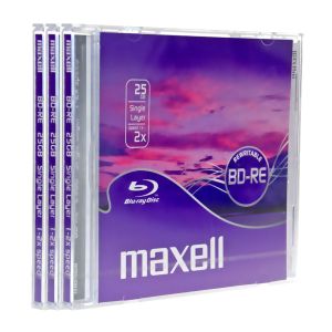 Maxell 3 BD-RE Blu Ray 2x 25GB SL, in jewel case singoli - 276079.00.TW