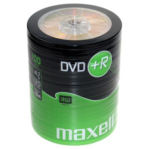 Maxell 100 DVD+R 4,7GB 16X 120 Min. Shrink -  275737
