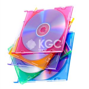 Mediapack Custodie Slimcase SINGOLA per 1 CD Colorate 5 colori - confezione da 10 pezzi