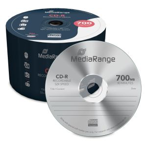 MediaRange 50 CD-R 700Mb 80 Min 52X, in shrink - MR207