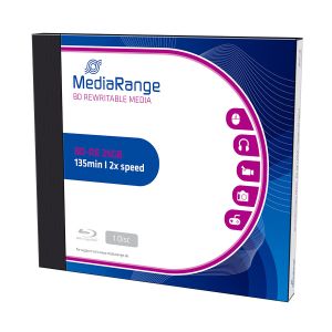 MediaRange 1 BD-RE HTL Blu Ray 25GB 135 Min 2X Rewritable, in singola custodia jewelcase - MR491