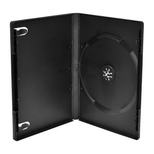 MediaRange Custodia Singola 14mm Nera in plastica per DVD o CD - BOX11