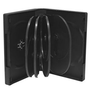 MediaRange Custodia 10 posti da 33 mm per CD e DVD NERA - BOX03