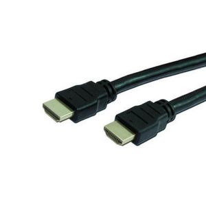 MediaRange Cavo HDMI 1.4 Ethernet, placcato oro, HDMI / HDMI 1.5 metri NERO - MRCS139