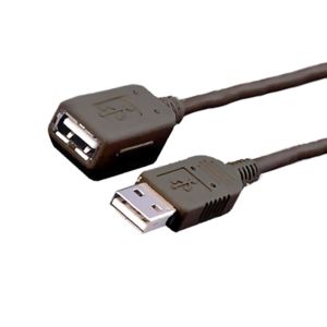 MediaRange USB 2.0 cavo di prolunga 5.0m, AM / AF - Nero