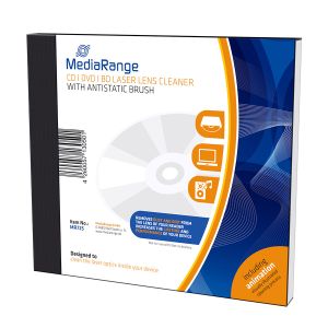 MediaRange Pulitore per lenti laser CD DVD BD con spazzole antistatiche - MR725