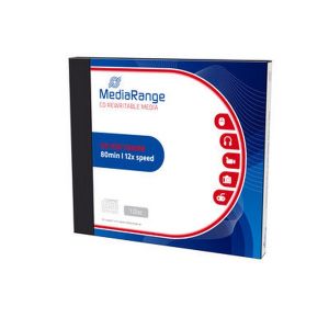 MediaRange CD-RW 700MB 80min 12x speed, rewritable, single Jewelcase singola -MR234