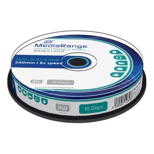 MediaRange 10 DVD+R Double Layer DL 8.5Gb 8x 240 min, in cake - MR466