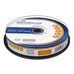 MediaRange 10 DVD+R 4.7GB 120min 16x, in Cake box - MR453