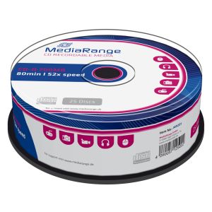 MediaRange 25 CD-R 700mb 80min, in cake box - MR201