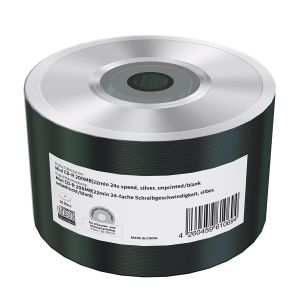 MediaRange 50 Mini CD-R 200MB 22min 24x, silver unprinted blank, in shrink - MR258