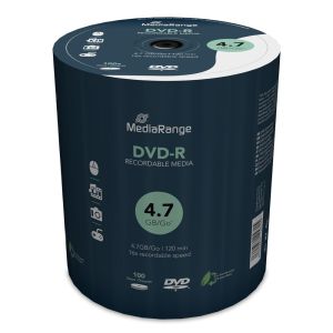 MediaRange 100 DVD-R 4,7GB 120 Min.16X Shrinx Box - MR442