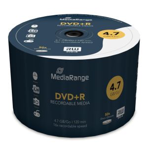 MediaRange 50 DVD+R 4.7GB 120min 16x, in shrink - MR445
