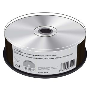 MediaRange 25 Blu-Ray BD-R 25GB 6x Silver unprinted, in cake - MR513