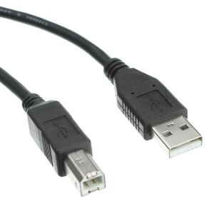 MediaRange Cavo di collegamento USB 2.0, AM / BM, 3 metri, nero - MRCS103