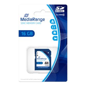 MediaRange SDHC memory card, Classe 10, 16GB (scheda SD alta capacità) - MR963