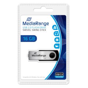 MediaRange USB Flash Drive 16GB Pendrive Pen Drive - MR910