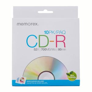 Memorex 10 CD-R 52x 700Mb - 32020033356