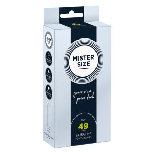 Mister Size 49 preservativi ultrasottili larghezza nominale 49 - 10 profilattici