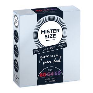 Mister Size - set di prova LARGE (largo) 60, 64, 69 - conf. 3 profilattici