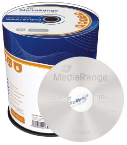 MediaRange 100 DVD+R 4.7GB 120 miin 16x Cake Box - MR443
