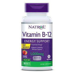 Natrol Vitamin B12 Fast Dissolve, 5000mcg - 100 tablets