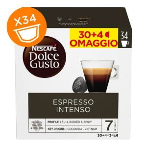 Nescafé capsule Dolce Gusto, aroma ESPRESSO INTENSO - conf. da 34 CAPSULE