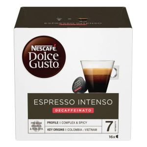 Nescafé capsule Dolce Gusto ESPRESSO INTENSO DECAFFEINATO - conf. da 16 CAPSULE