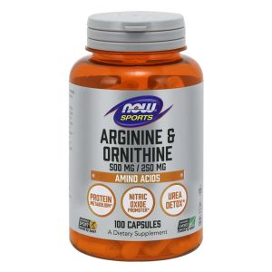 NOW FOODS L-Arginine + Ornitine 500/250mg 100 capsule