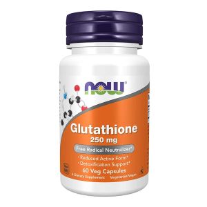 NOW FOODS Glutathione 250mg 60 capsule - glutatione