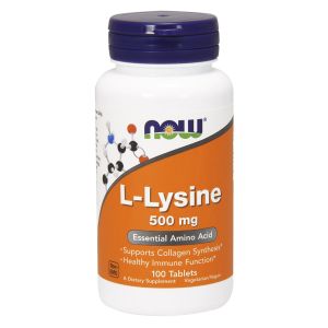 NOW FOODS L-Lysine 500 mg 100 Tablets - Lisina