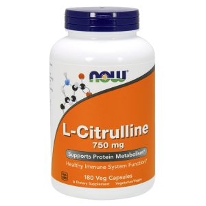 NOW FOODS L-Citrulline 750 mg 180 vcaps capsule - VITAMINE