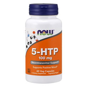 NOW FOODS 5-HTP 100 mg 60 Vcapsule - VITAMINE