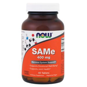 NOW Foods - SAMe 400mg - 60 compresse - Supporto sistema nervoso
