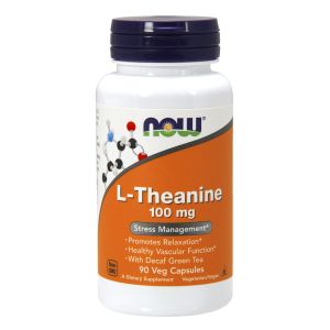 NOW FOODS L-Theanine 100mg 90 capsule - L-teanina