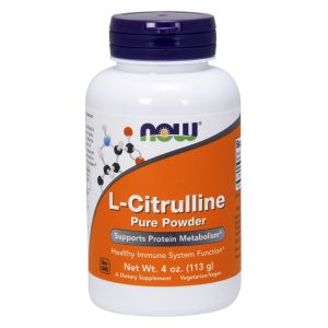 NOW FOODS L-Citrulline, Pure Powder in polvere 4 oz (113 g) - Citrullina