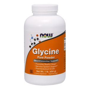 NOW FOODS 0225 L-Glycine Pure Powder 454g